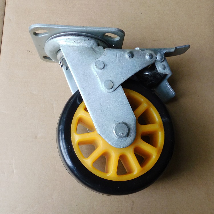 小型脚轮厂家对刹车脚轮的定义